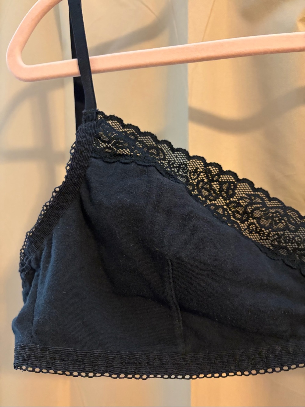 Savage X Fenty Black Lace-Trim Bralette - Picture 9 of 10